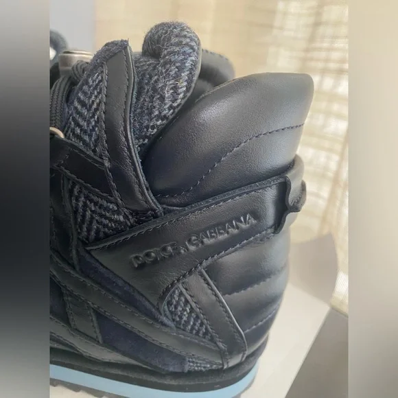 Dolce & Gabbana black hi top sneakers rubber shoes fashion 5.5Men 7.5Women athle ADIDAS ORIGINALS + Song For The Mute Adizero PR studded  main image 3